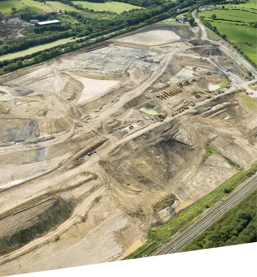 Drone construction site monitoring