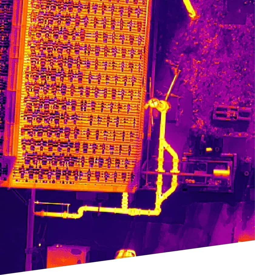 Drone thermal imaging survey