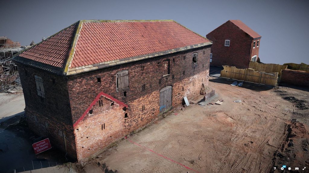 3D photogrammetry model of a building