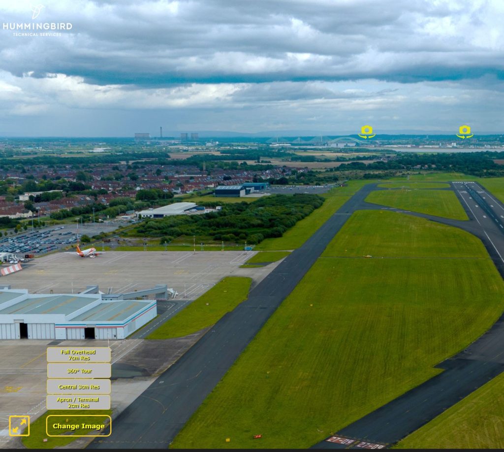 Interactive 360 degree panoramic tour example